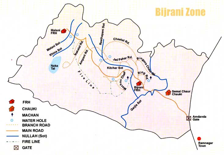 Garjia zone map